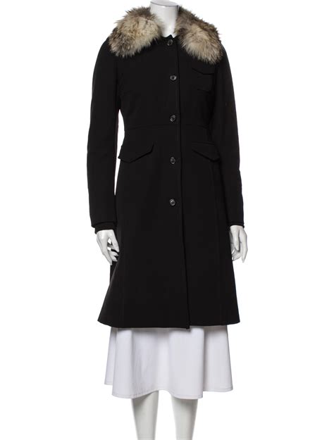 prada neoprene coat|prada coats for women.